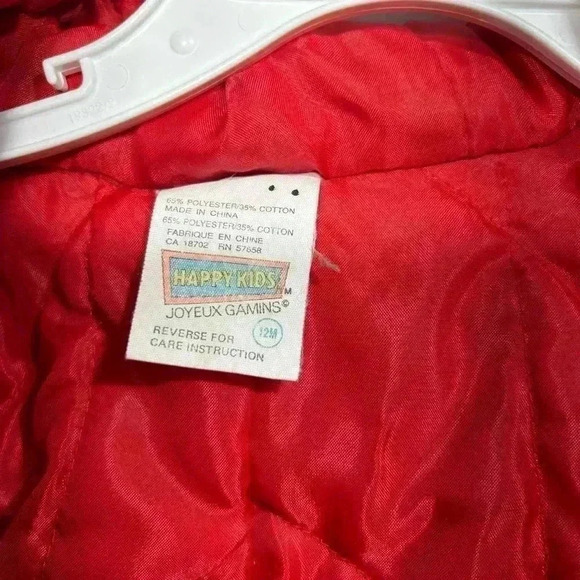 VTG 80s Happy Kids Full Body Snow Suit Size 12 Months - Picture 5 of 9